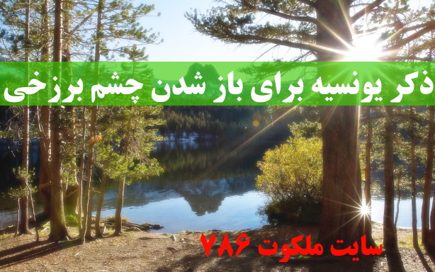 ذکر-یونسیه-برای-باز-شدن-چشم-برزخی ادعيه و اذكار 